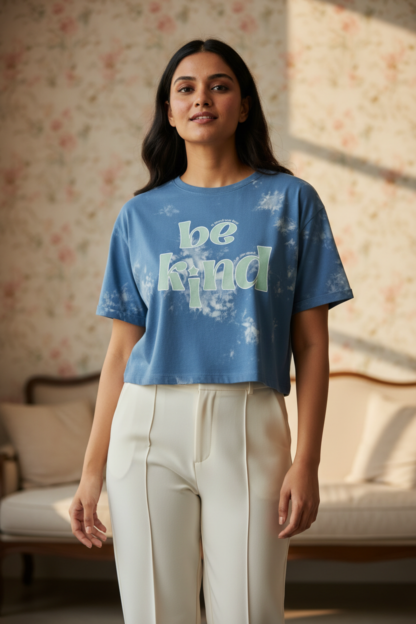 Be Kind Tee - Indian Model Lifestyle Shot